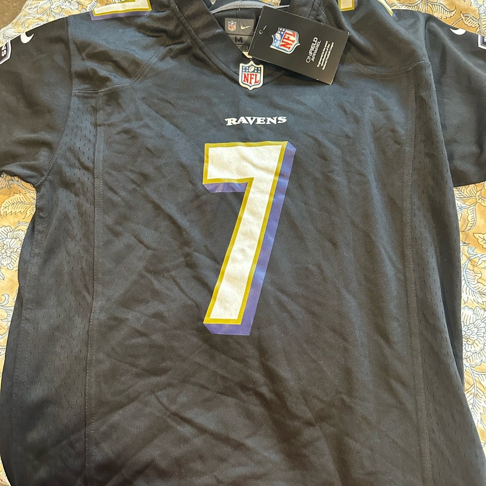 NFL Ravens Black and Gold Kids Jersey - Picture 2 of 6